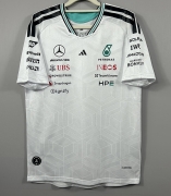 2026 Mecedes white F1 shirts S-5XL
